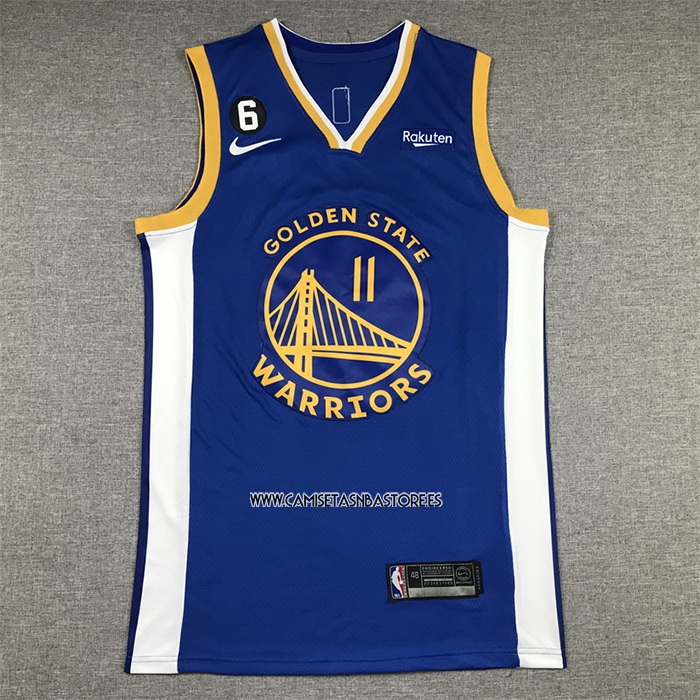Klay Thompson NO 11 Camiseta Golden State Warriors Icon 2022-23 Azul